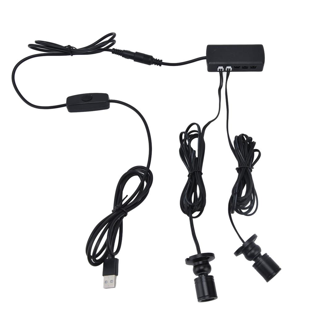 Витрина Освещение USB Диммируемый Круглый Маленький Светодиодный Светильник Шкафа Для Выставки Шкафа