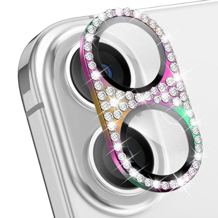 Hat-Prince Blink Diamond Алюминиевый сплав Пленка из закаленного стекла для объектива камеры iPhone 17 Pro Max, Защита объектива HD от царапин
