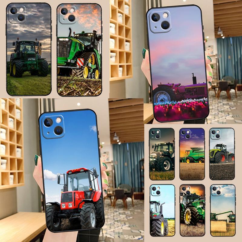 Farm Tractor Case For Oppo A96 A76 A16 A60 A98 A58 A78 A18 A38 A80 A40 A77 A57 A17 A74 A54 A94 A15 A5 Pro