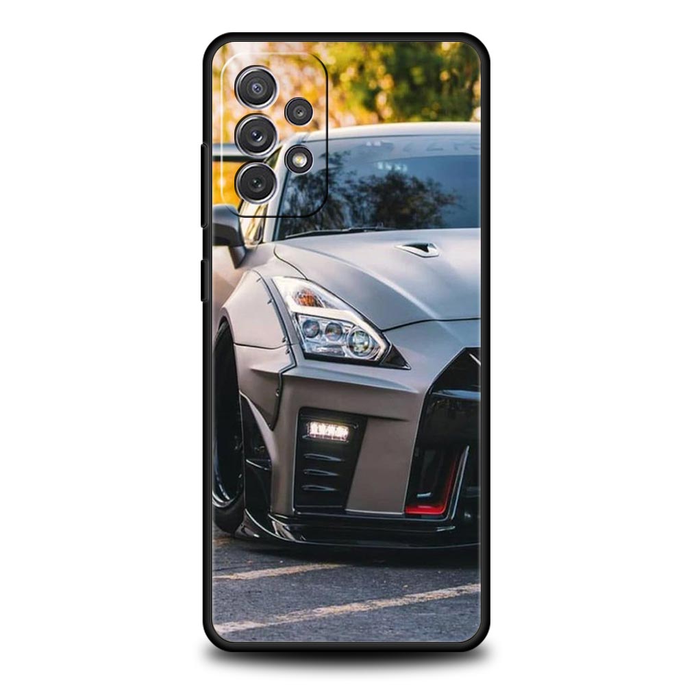 Синий Красный JDM Спортивный Чехол для Телефона Samsung Galaxy A17 A07 A55 A35 A25 A15 A05 A33 A31 A23 A21s A13 A41 A73 A53 A51 A71