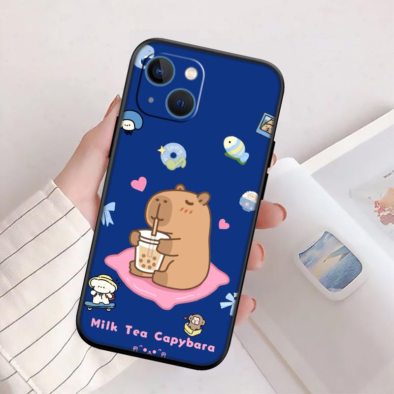 Cute Capybara Case for Samsung Galaxy A01 A02 A02S A03 Core A03S A05 A05S A06 A10 A10S A16 A20 A20S A35 S10 Lite Plus S10e