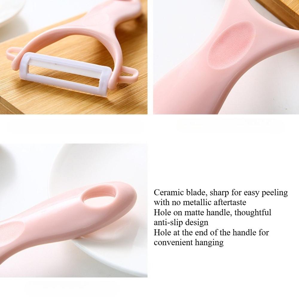 Nordic Color Peeler Multi-functional Ceramic Fruit Vegetable Peeling Knife Kitchen Gadget YX-3008