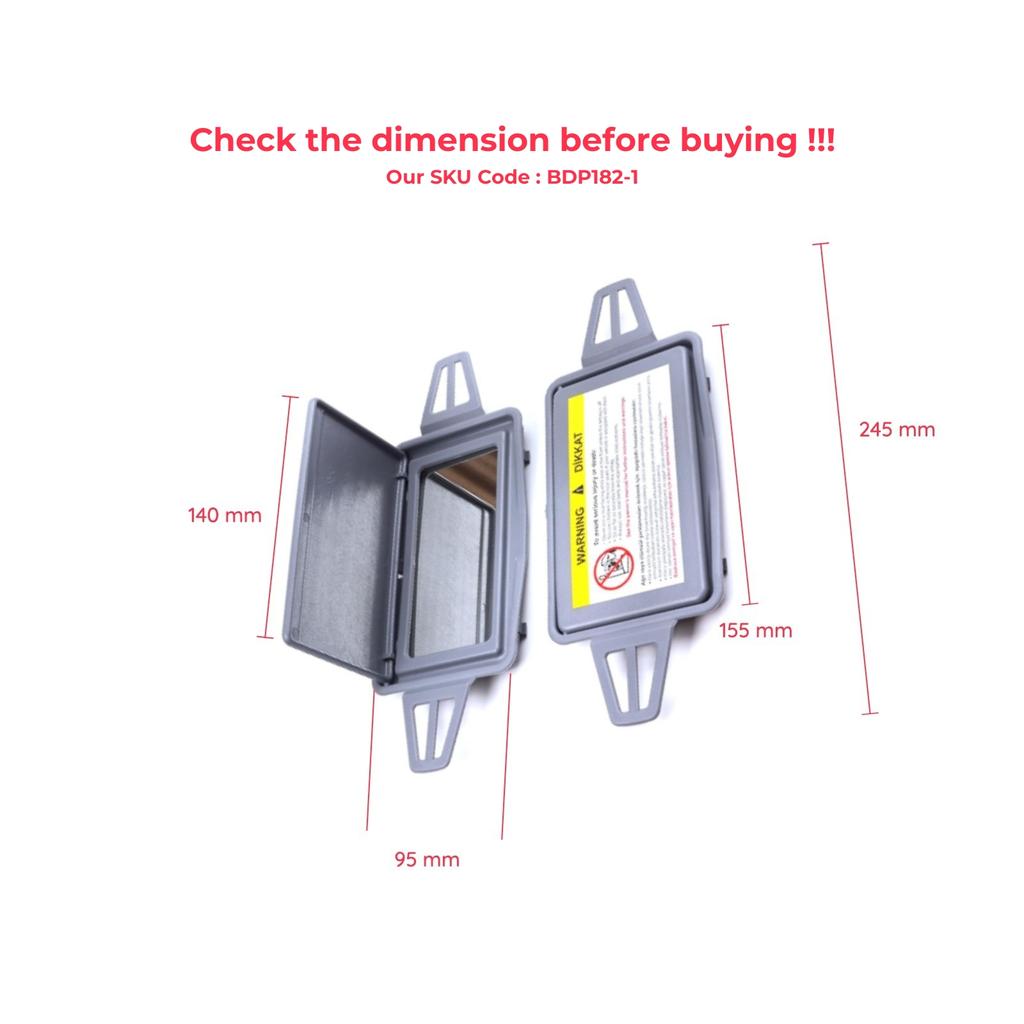 BDP182-1, 2 шт., козырек от солнца, косметический чехол для зеркала и зеркало, серый для Mercedes W210 W211 21081025101A21 2118100410