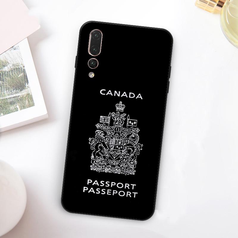 Canada Canadian Flag For Huawei Nova Y60 Y70 Y90 Y72 Y73 Y61 Y91 7i 8i 11i 12i 12s 9 10 SE P20 P30 P40 Lite Case