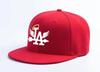 Sproutsy Snapback Cap, Flat Visor, Kids, LA Logo (JP, Number Size, 55.0 Cm, Red)