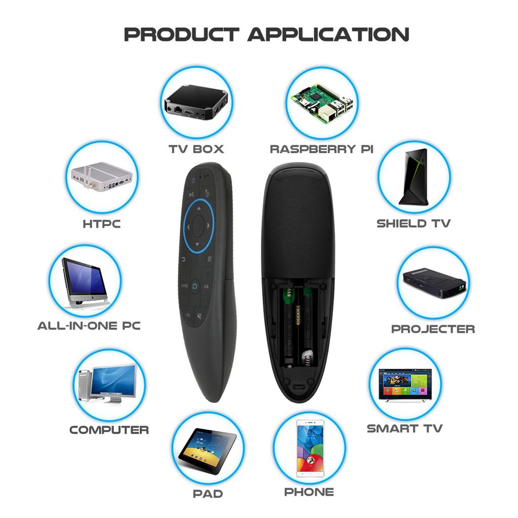G10BTS Remote Control Bluetooth 5.0 Air Mouse IR Learning Gyroscope Wireless Infrared Remote
