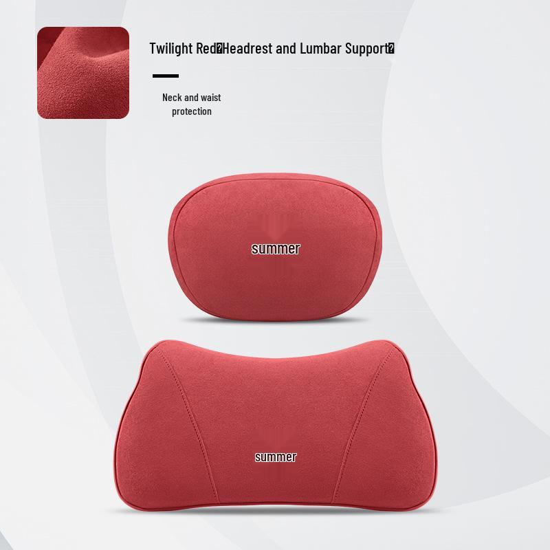 BYD Xia Car Headrest & Lumbar Support Neck Pillow Set - Interior Cushion Accessories