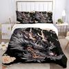 3pcs Dragon Head Design Duvet Cover Set - Machine Washable, Includes 1 Cover and 2 Pillowcases, No Core Included yy251013098