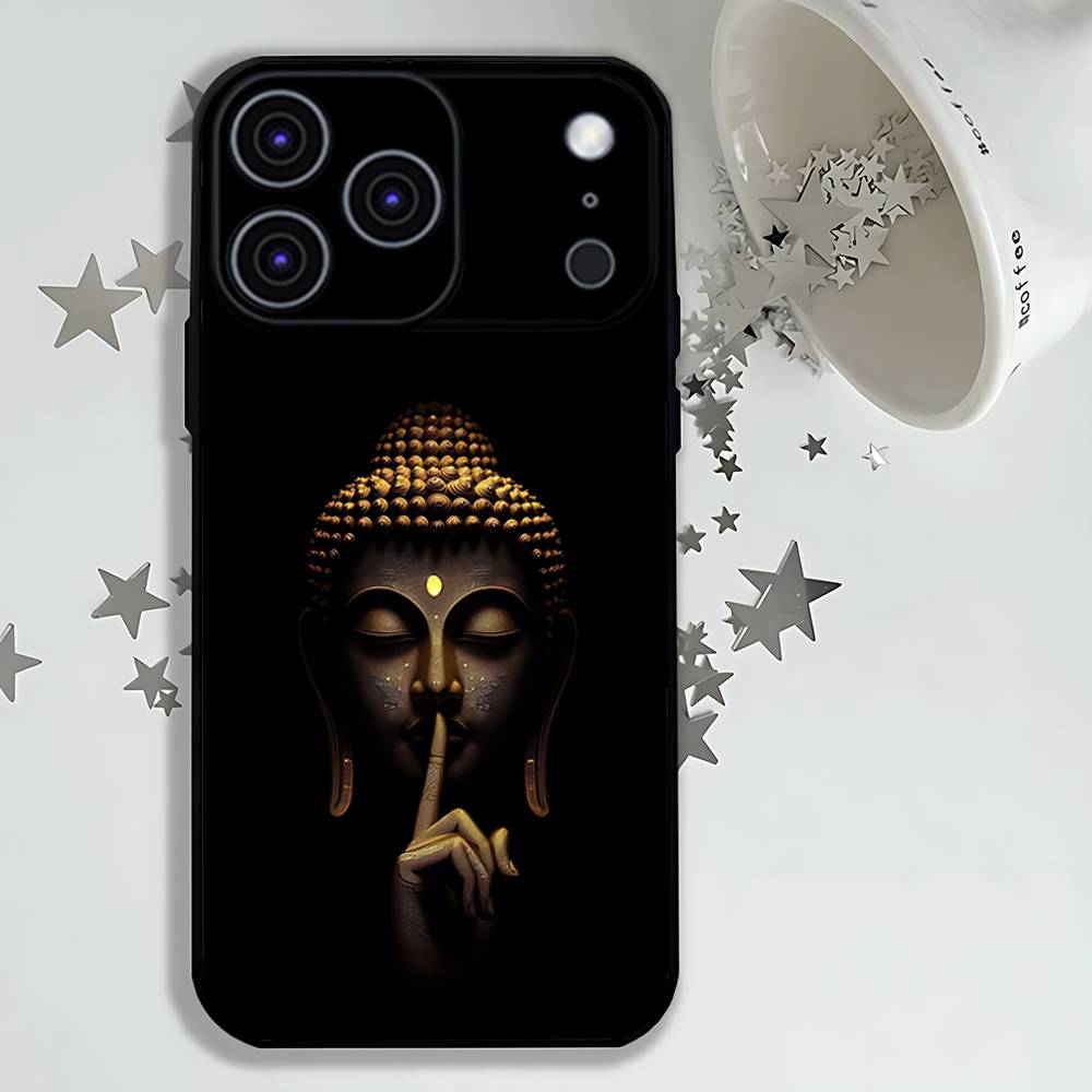 Искусство Будды Для iPhone 12,16,13,14,15,17,11,Pro,Max,Plus,E,Air,Mini ТПУ Мягкий к коже Чехол для телефона