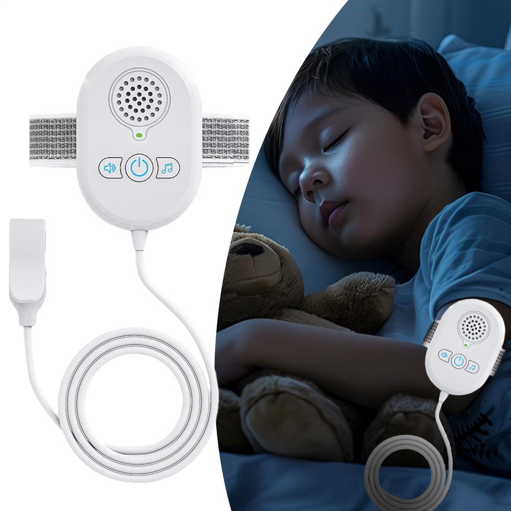 Bedwetting Sensor Rechargeable Bed Wetting Alert for Children Pee Alarm Bedwetting Monitor Sensor with Sound & Vibration Alerts
