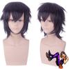 Anime 30CM Cospaly JoJo's Bizarre Adventure Ghirga Narancia Wig Short Black Purple Party Hair for Christmas Cosplay Costume Wigs