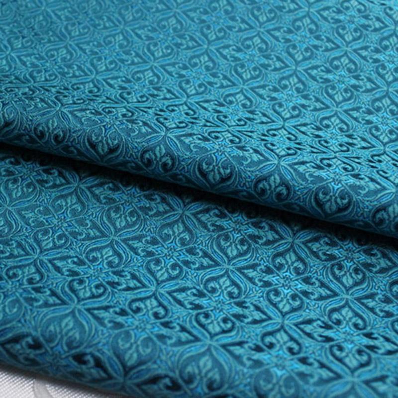 75*50 см Парча Жаккард Китайский Стиль Винтажная Ткань Атлас Ципао Куртка Монгольский Халат Сценическая Одежда Ткань для Сумки Шитье Сделай Сам