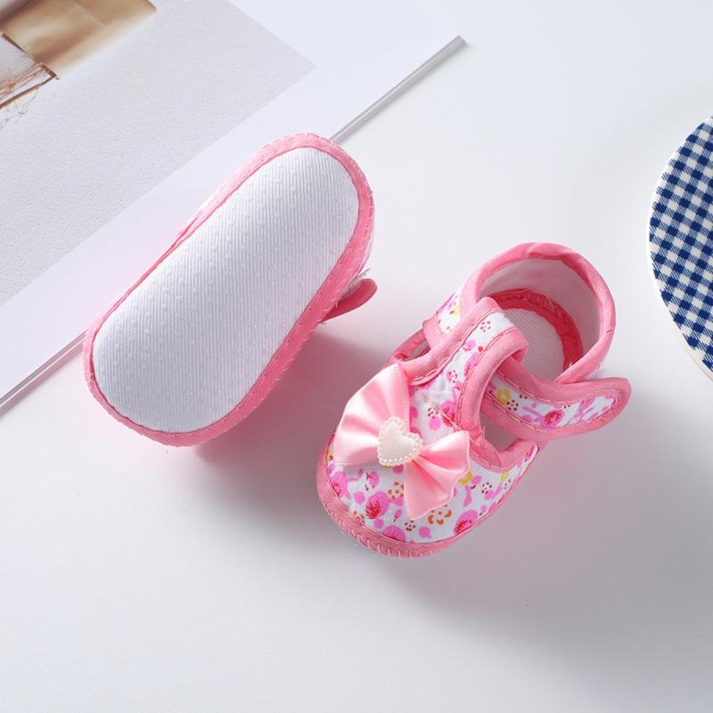 Летние парусиновые туфли для маленьких девочек, милые туфли принцессы для первых ходунков