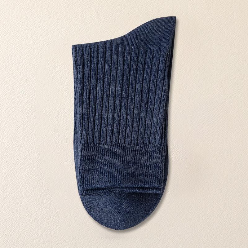 Мужские осенне-зимние утолщенные коммерческие хлопковые влагоотводящие дезодорирующие 7A антибактериальные спортивные носки