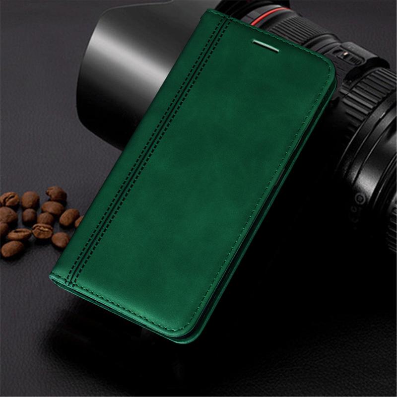 Флип кожаный чехол-книжка для Vivo Y31 Y33S Y21 Y21S Y51 Y15S Y01 Y55 Y76 5G Y19 Y83 Y81 Y91 Y30 Y50 V11 V15 V21 V17 V19, чехол-кошелек для телефона