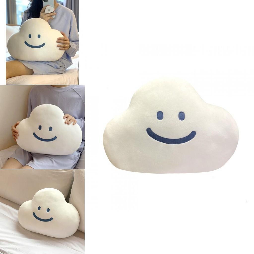 Soft And Cuddly Cloud Emoji Pillow For Girls Unique Korean Ins Design