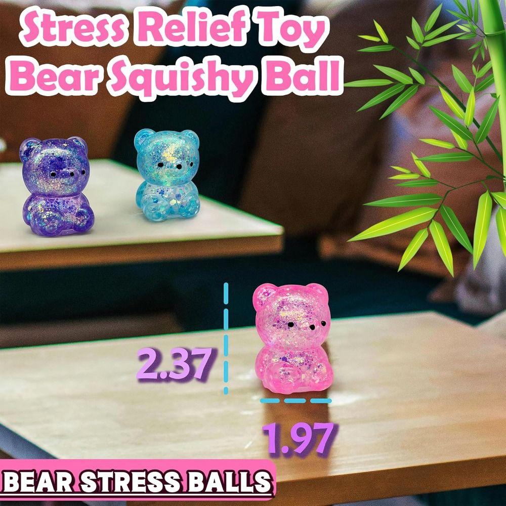 Cute Sugar Stress Ball Sensory Toys Soft Squishy Ball  for Kids Easter Basket Stuffers