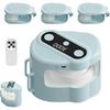 Automatic Interactive Cat Toy Set  Remote Control Treadmill with LED Lights & Feather Attachments, Adjustable Speed for Indoor Cats