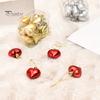 12Pcs Valentine's Day Heart Pendant Romantic Mini Heart Hanging Ornaments for Home Party Decorations