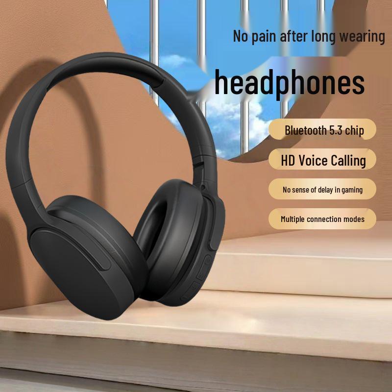 Беспроводная Bluetooth игровая гарнитура с мощным басом для музыки и использования со смартфоном - P2961