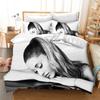 Pop Singer Ariana‑Grande 3D Printed Bedding Set Duvet Cover Pillowcase Bedroom Home Decor