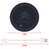 VYTR5 2PCS /set Car Water Coaster 7 Colors Ambient Light Car Cup Holder Mat for For Citroen C4 C3 C5 Berlingo Celysee Auto Valve Cap 