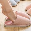 Spring and Autumn Cotton Slippers Four Seasons Winter Women and Men Indoor Home Use Cotton Linen Non Slip Linen Home Couple