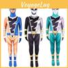 Morphin Mighty Power Rangers Costume Cosplay Dress Party Jumpsuit Superhero