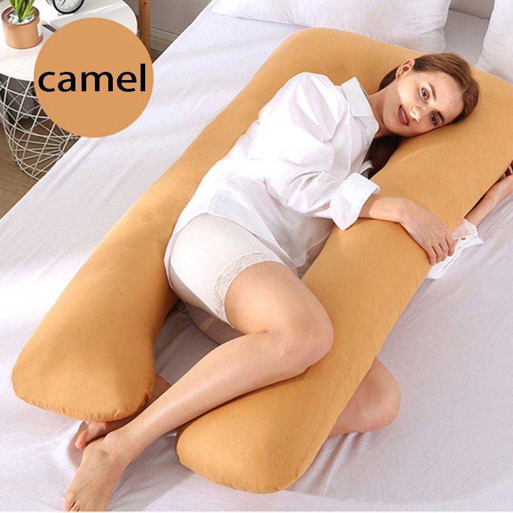 Cotton U-type Pregnant Sleeping Support U-Shape Pillows Pillow Cover Pillow Case
