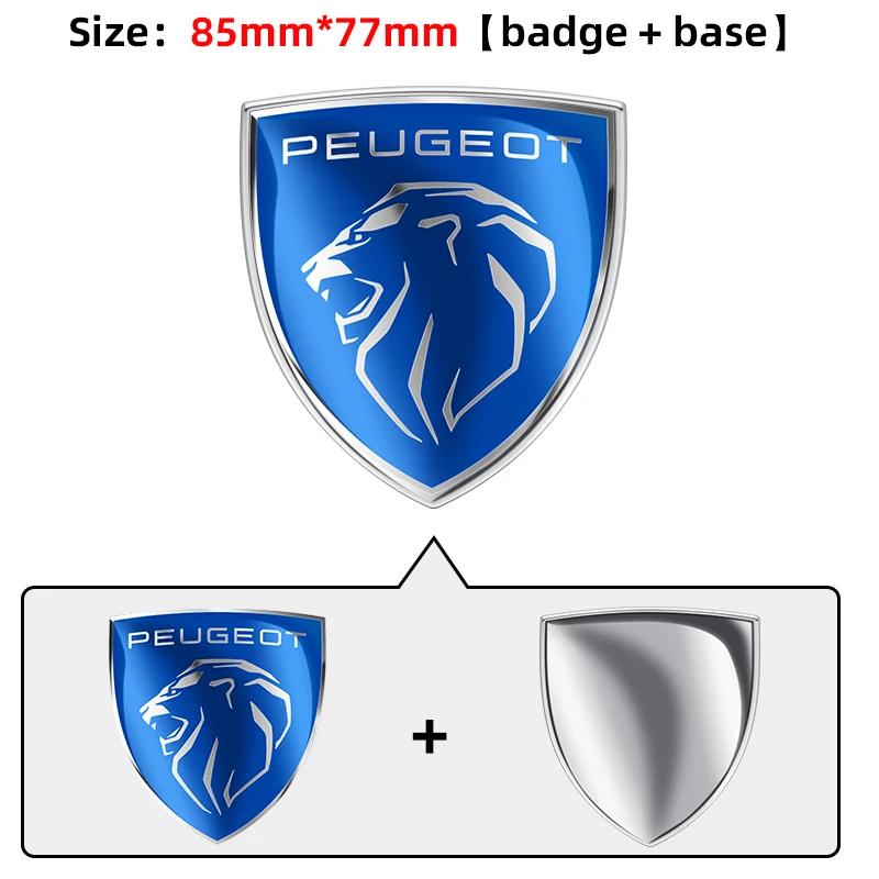 Car Sticker 3D Metal Badge Trunk Body Window Side Decoration for Peugeot 408 4008 308 3008 Rifter 5008 508 2008 208 301 RCZ 407