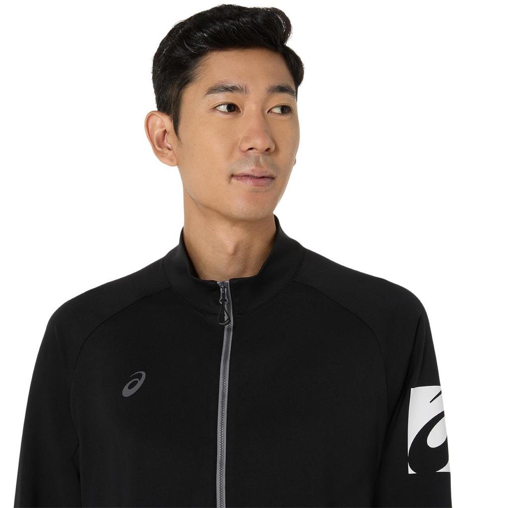 Training Wear Dry Stretch Knit Jacket 2031E986 Unisex Adult 001 S [ASICS] (Performance Black)