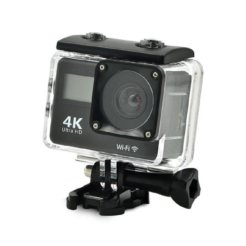 Уличная 4K 24FPS 16MP экшн-камера с двойным IPS-экраном, WiFi, водонепроницаемая, профессиональная спортивная DV-камера с креплением на шлем и пультом дистанционного управления, веб-камера