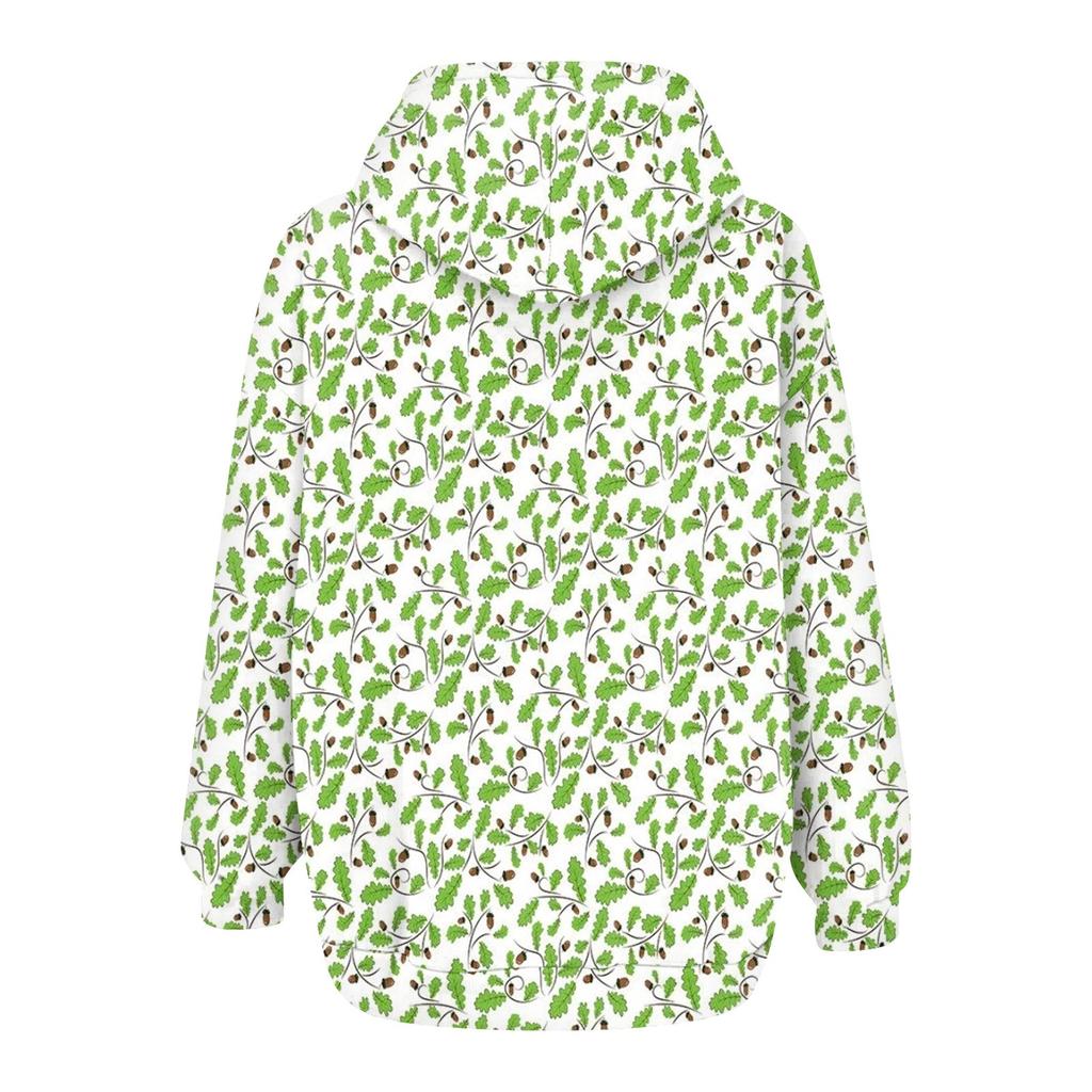 Женская мода повседневная спортивная одежда с цветочным принтом на осень и зиму с длинными рукавами и карманами, куртка-кардиган с капюшоном на молнии, куртка