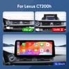 Ainavi 12,3 дюйма для Lexus CT200h CT200 2011-2021 автомобильное радио беспроводное Carplay Android Auto 4G автомобильный стерео мультимедийный проигрыватель 2 DIN