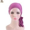 Chemo Headwear Turban Hats For Women Hair Loss Beanie Caps Solid Color Elastic Headwraps Hats For Cancer Hair Cover