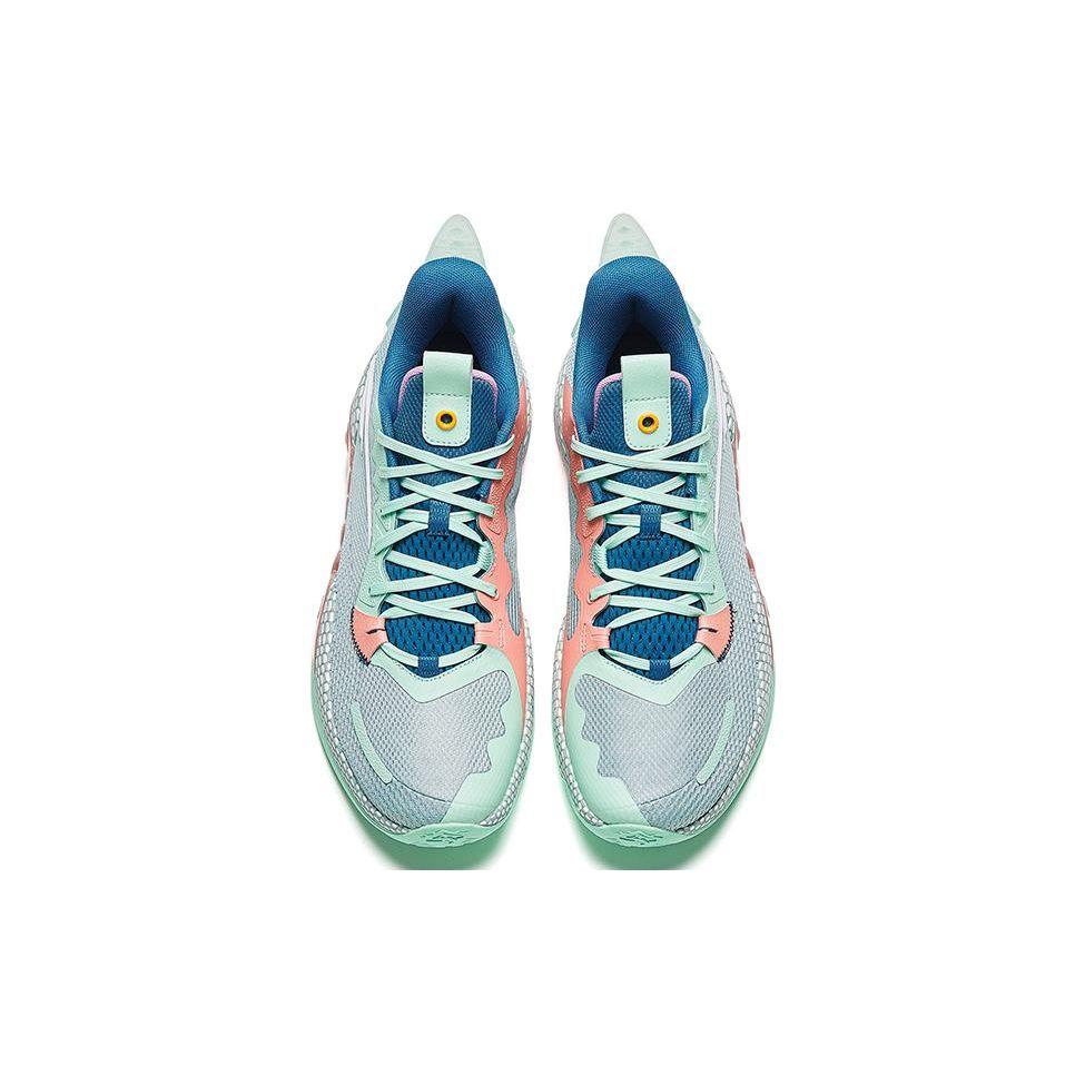 Anta Shock Wave 5 Team Madhouse Men Sneakers Green Orange 112331611-5