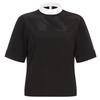 Shop   Women Round Neck Mesh Span Golf ShorT Sleeve T shirT Beige Lb Wsh 20695
