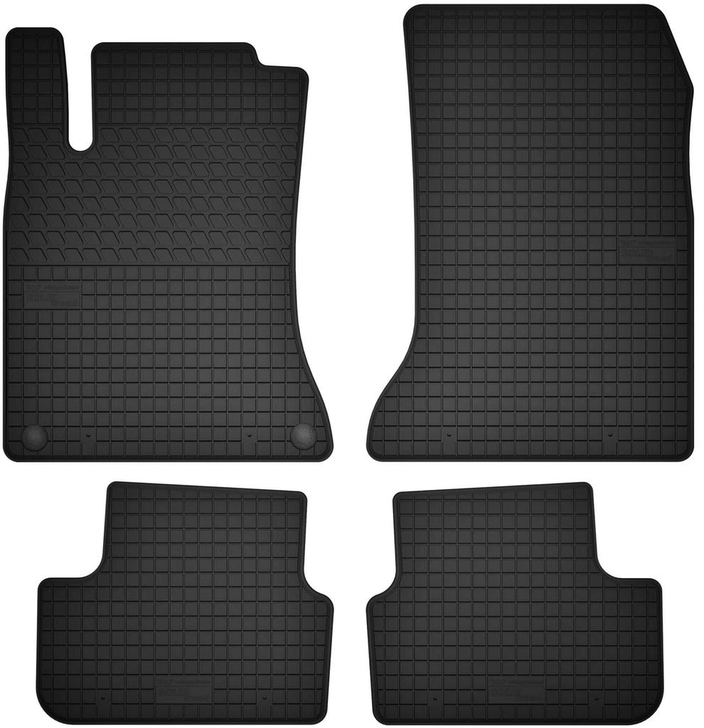 rubber mats set for: Mercedes CLA C117 sedan (from 2013 to 2019)