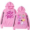 Anime KPop Demon Hunters Saja Boys Hoodies Men Women Trendy Harajuku Sweatshirt Long Sleeves Loose Fleece Casual Street Wear