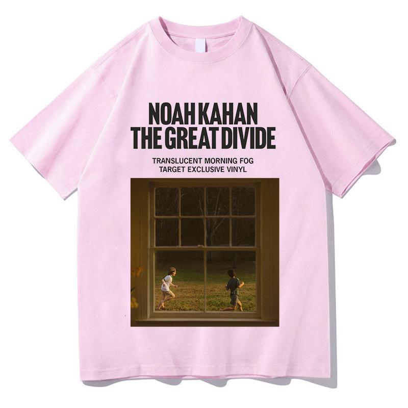 2026 Ноа Кахан Футболка The Great Divide Классическая Повседневная Уличная Мода Унисекс Чистый Хлопок Футболки для Фанатов Графический Короткий Рукав
