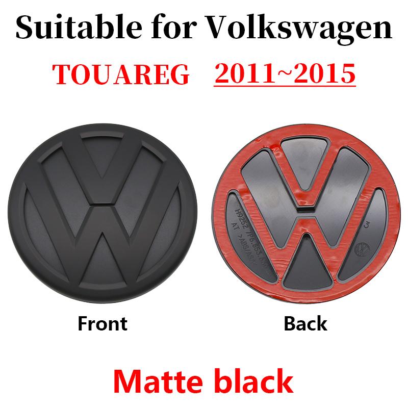 For Volkswagen Touareg 2011-2015 Rear Emblem Trunk Badge Logo Rear Tailgate Decal Sticker Compatible With VW Touareg II Facelift FE2