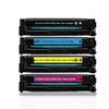 Compatible CF400A 201A 4-Color Toner Cartridge Set