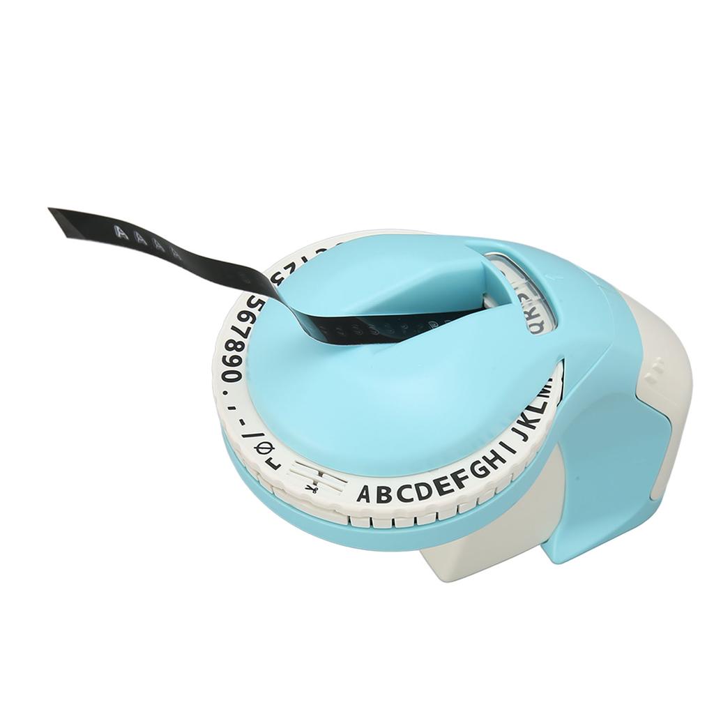 Машина для тиснения этикеток 600 точек на дюйм Ручной принтер этикеток 3D Портативный тисненый этикетировщик Writer Blue