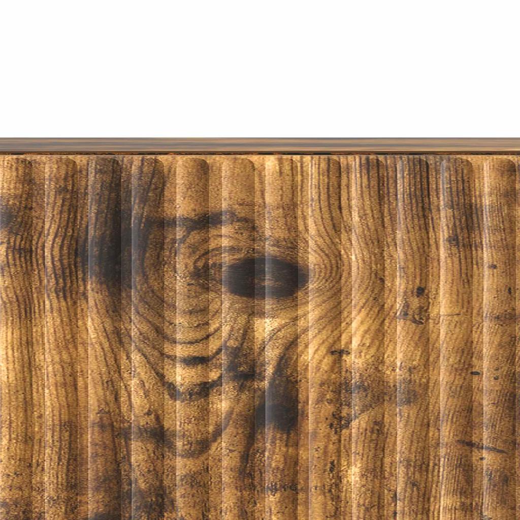 TV Stand Smoked Oak 147 x 34.5 x 30 cm Engineered Wood