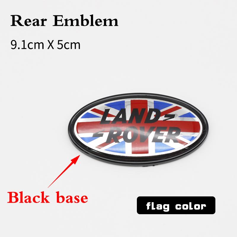 3D ABS Car Front Grille Hood Badge Emblem Original Lid Logo For Land Rover Evoque Discovery Defender L320 L322 L405 L494 Vogue P FG2