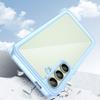 Silicone case with gel frame for Samsung Galaxy S24 FE Outer Space Case - blue