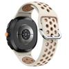 Multi-Hole Dual Color Silicone Strap for Samsung Galaxy Watch8 Classic 46mm/Watch8 40mm/44mm Breathable Watch Band