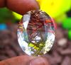 50-60 Carat Oval Shape Red Quartz Lab Created Brazil Certified Loose Gemstone SN384