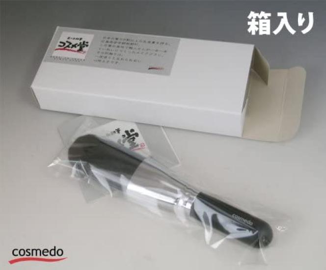 Кисть для макияжа Takumi Kumano Brush Jumbo для лица Regular Cosme-do (Порошковая щетка) (Белый наконечник/Грубый пик) Тип/Черный E-16