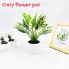 Epipremnum Aureum Simulated And Dasheen Leaves Potted Artificial Ornaments Plant